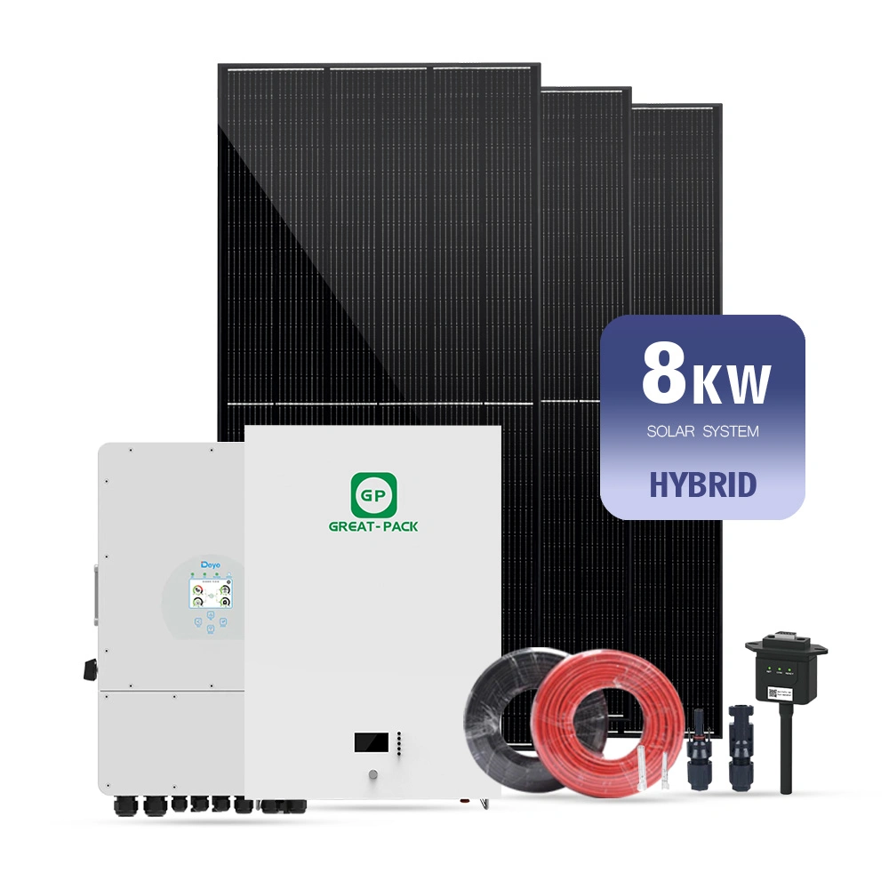 8kw 10kw 12kw Home Battery Storage PV off on Grid Hybrid Solar System