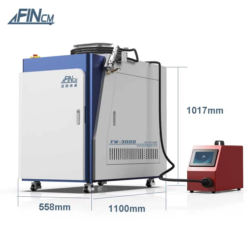 Stainless Steel Aluminum 4 In1 Metal Sheet Soldadura Laser Welder 3000W 2kw Portable Rust Removal Small Fiber Laser Cutting Cleaning Welding Machine Price 1500W