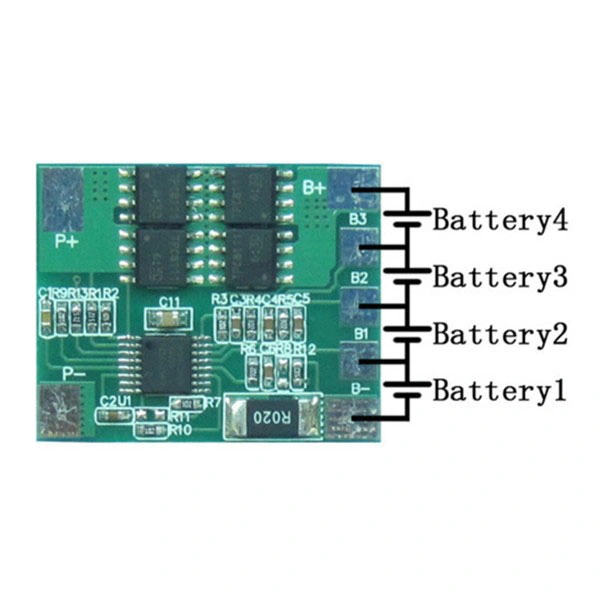 China Manufacturer Fr4 PCB LiFePO4/Lithium Battery Pack LED 12V Round PCM/BMS