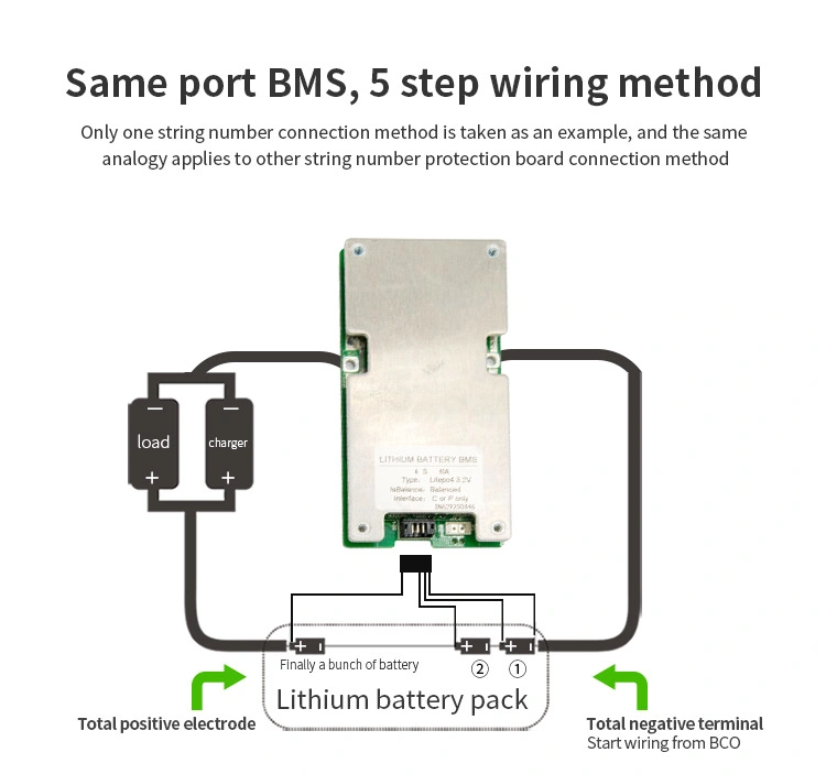 BMS LiFePO4 4s 60A Battery BMS 12V 3.2V LiFePO4 12V Battery Protection Board BMS