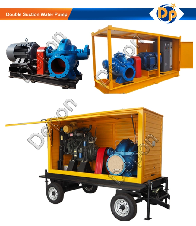 Energy Saving Horizontal Double Suction Volute Split Case Water Pump