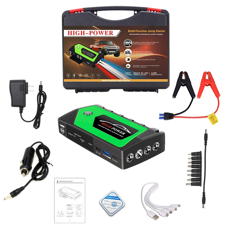 12V 99800mAh Jump Starter Multifunction Portable Emergency Booster Pack Battery for Car