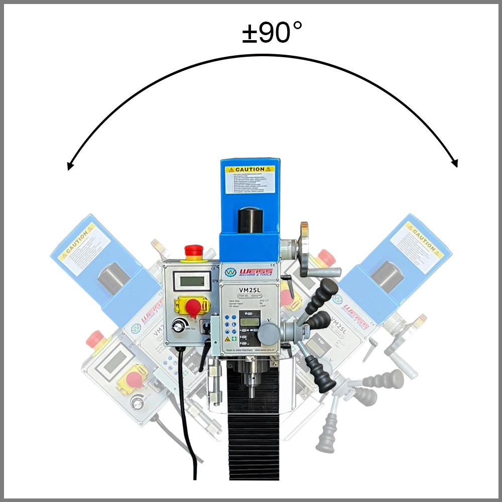 China Weiss Vm25L Factory Direct Sell Drilling and Milling Machine for Sale