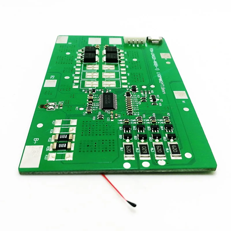 4s 20A BMS for 14.8V Li-ion/Lithium/Li-Polymer 12V LiFePO4 Battery Pack with Battery Monitor (PCM-L04S20-A60)