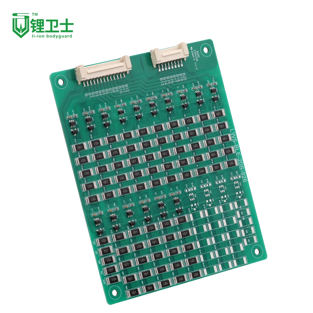 Active Balance 20s 0.5-5A LiFePO4/Li-ion/Lto Temperature Switch BMS for Power Battery BMS