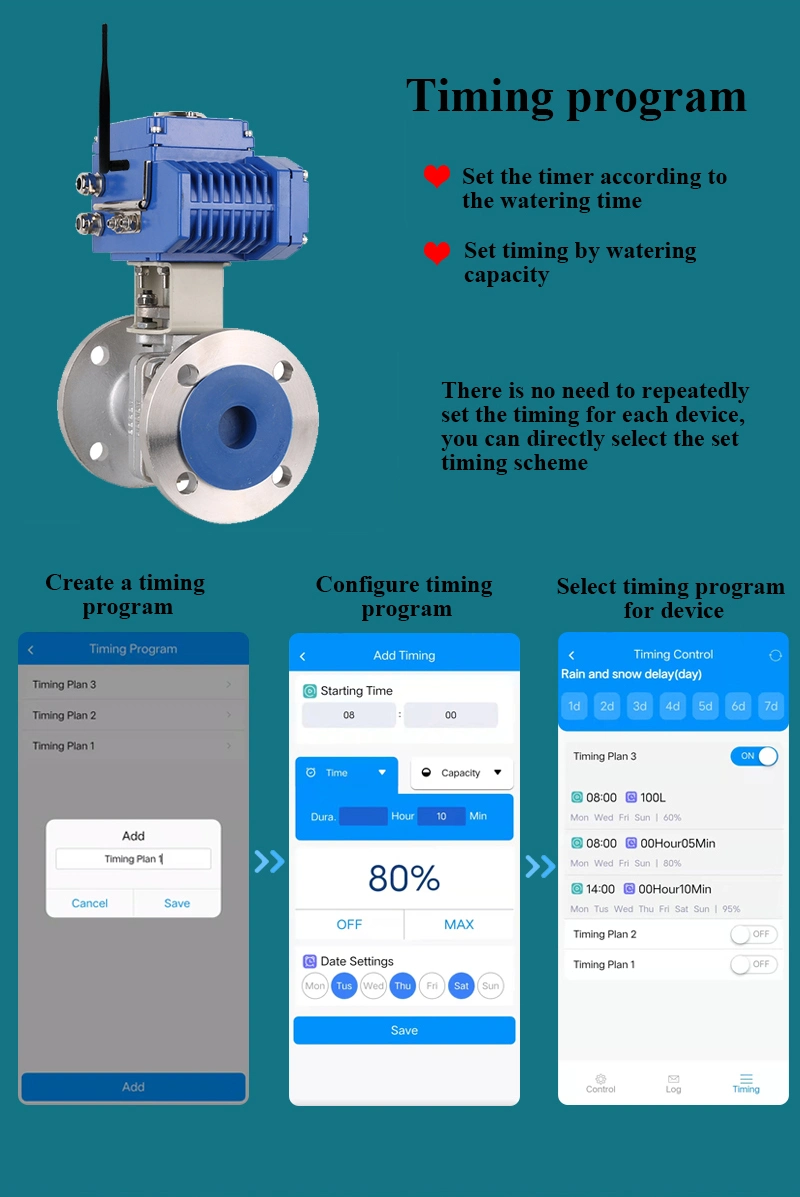 Lora Intelligent Electric Butterfly Valve Actuator