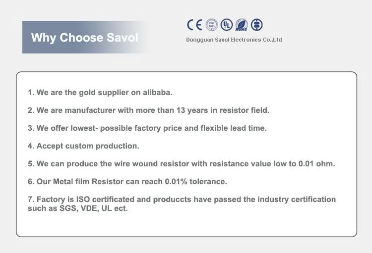 1/2ws Metal Glaze High Voltage Resistor 1/4W 200m Ohm 5% 500V