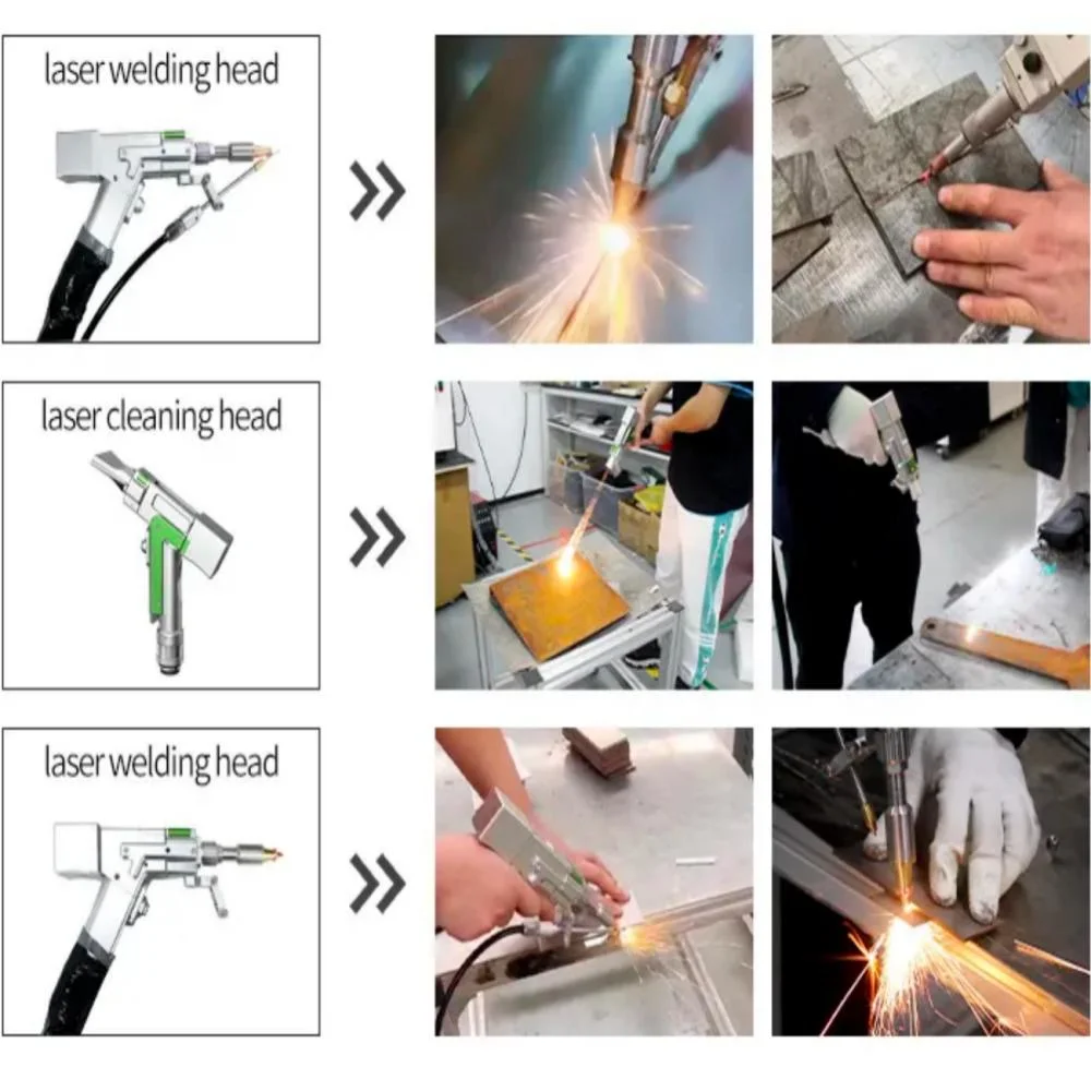 4 in 1 High Productivity Portable Handheld Fiber Laser Welder with 1000W 1500W 2000W 3000W Power Options