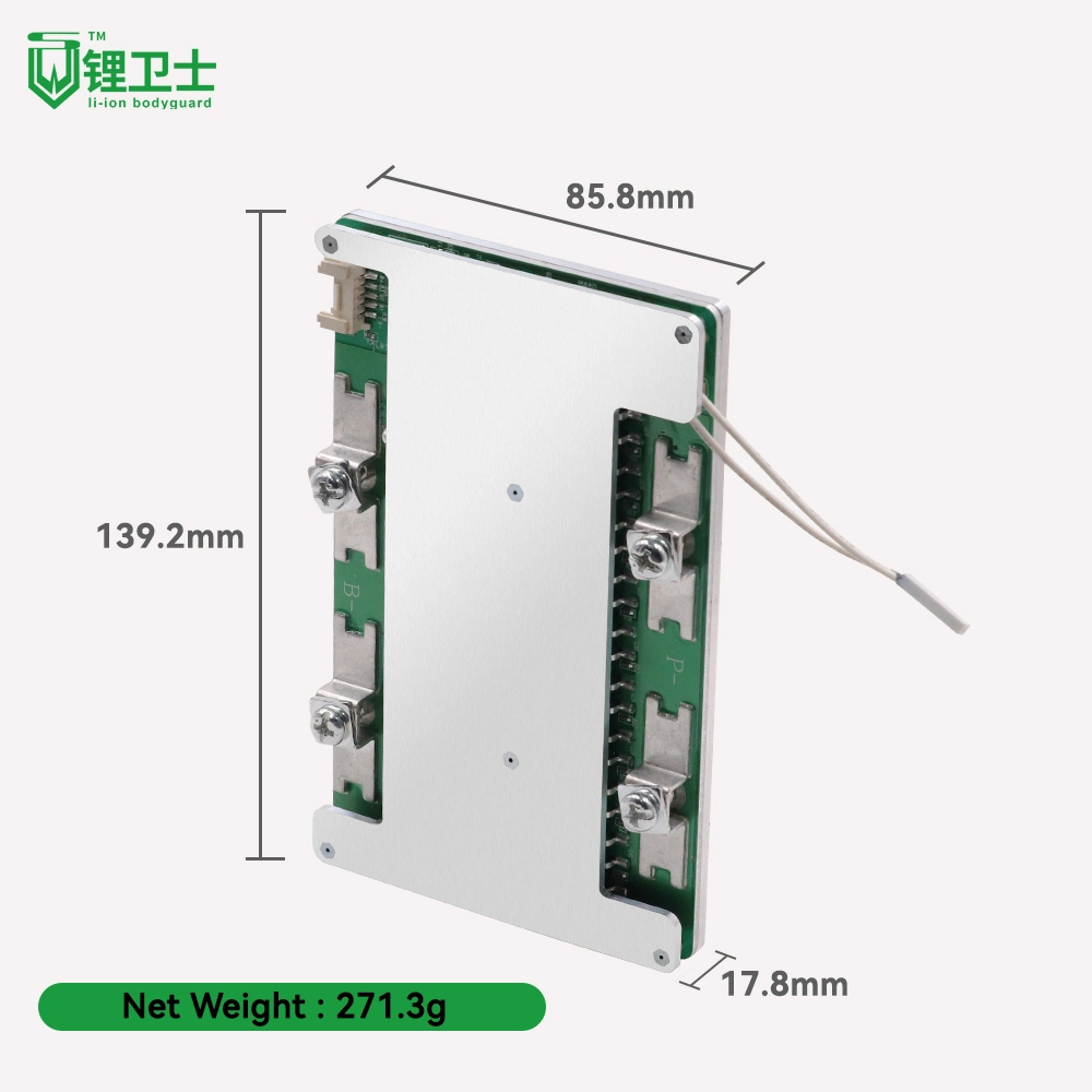 Factory Battery Management System 14.8V 4s 100A LiFePO4 Batery BMS for Lead Acid Replacement