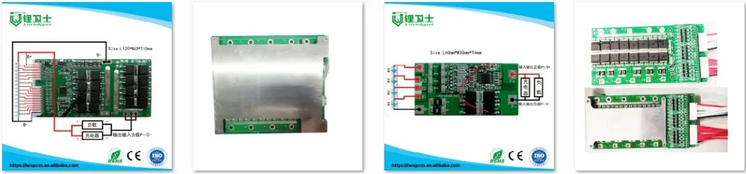 1s 3.7V Li-ion Battery BMS 2A