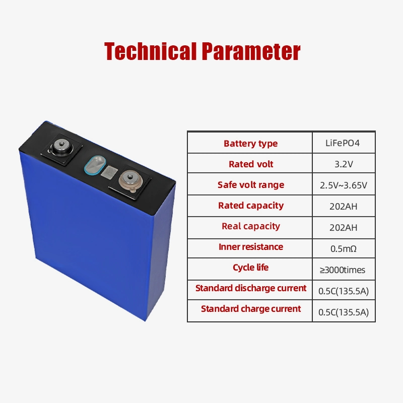 Powerall Battery 3.2V LiFePO4 Lithium Ion Battery for Catl 202ah Also Sell Bluetooth BMS