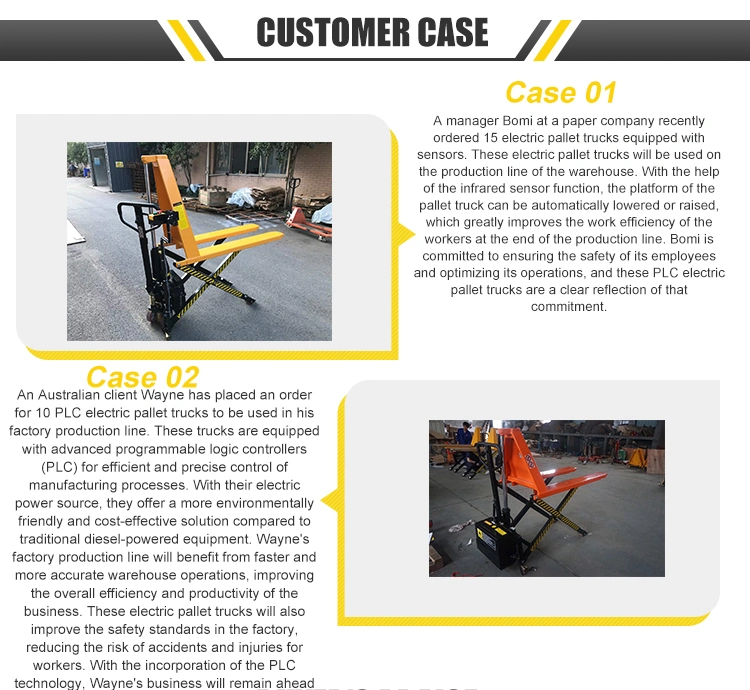 Hot Selling Warehouse Use Battery Powered Automatic Mini Lifting Forklift