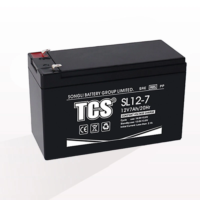 Tcs Chinese Manufacturer Energy Storage AGM Valve Regulated Sealed Lead Acid Dry UPS Battery 12V 7ah Price for Electronic Scales