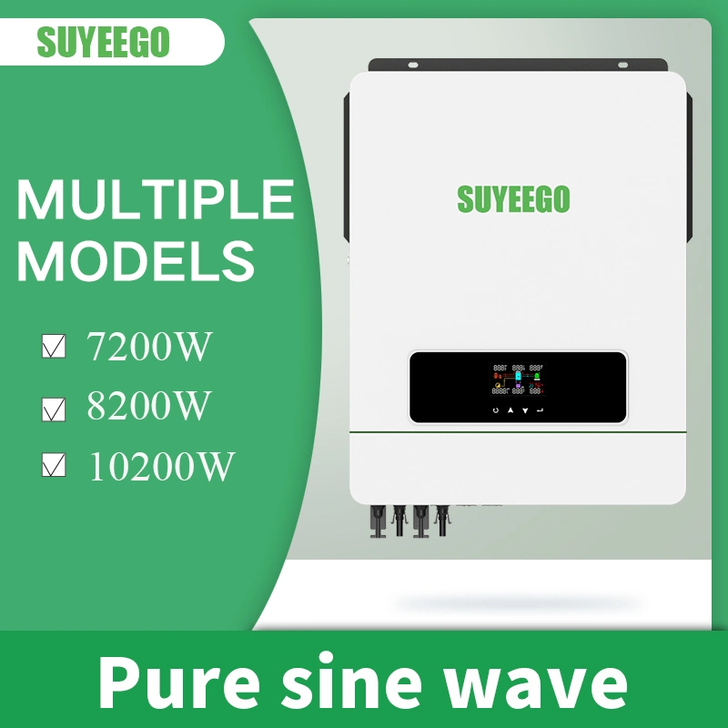 Suyeego Pure Sine Wave Inverter 8.2kw Hot Sell off Grid Hybrid Inverter 8000W Lithium Energy Storage System Solar Inverter Solar Inverter