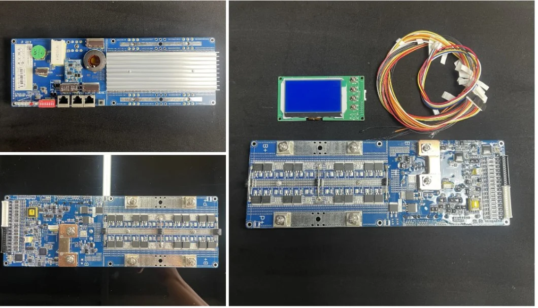 Bluetooth BMS PCB Circuit Board Can/RS485 Battery BMS 48V 16s 100A 200A LiFePO4 Smart BMS for Deye Growatt Srne Inverter