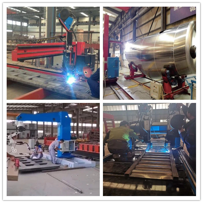 Portable CNC Gantry Circle Welding Machines Used for Tank Trailer Factory