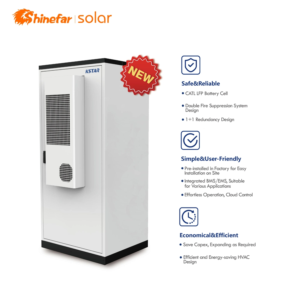 Ess Storage Solar Inverter 50kw 100kw 150kw 200kw 250kw Hybrid Inverter Lithium Battery EPC Solar for MW Project