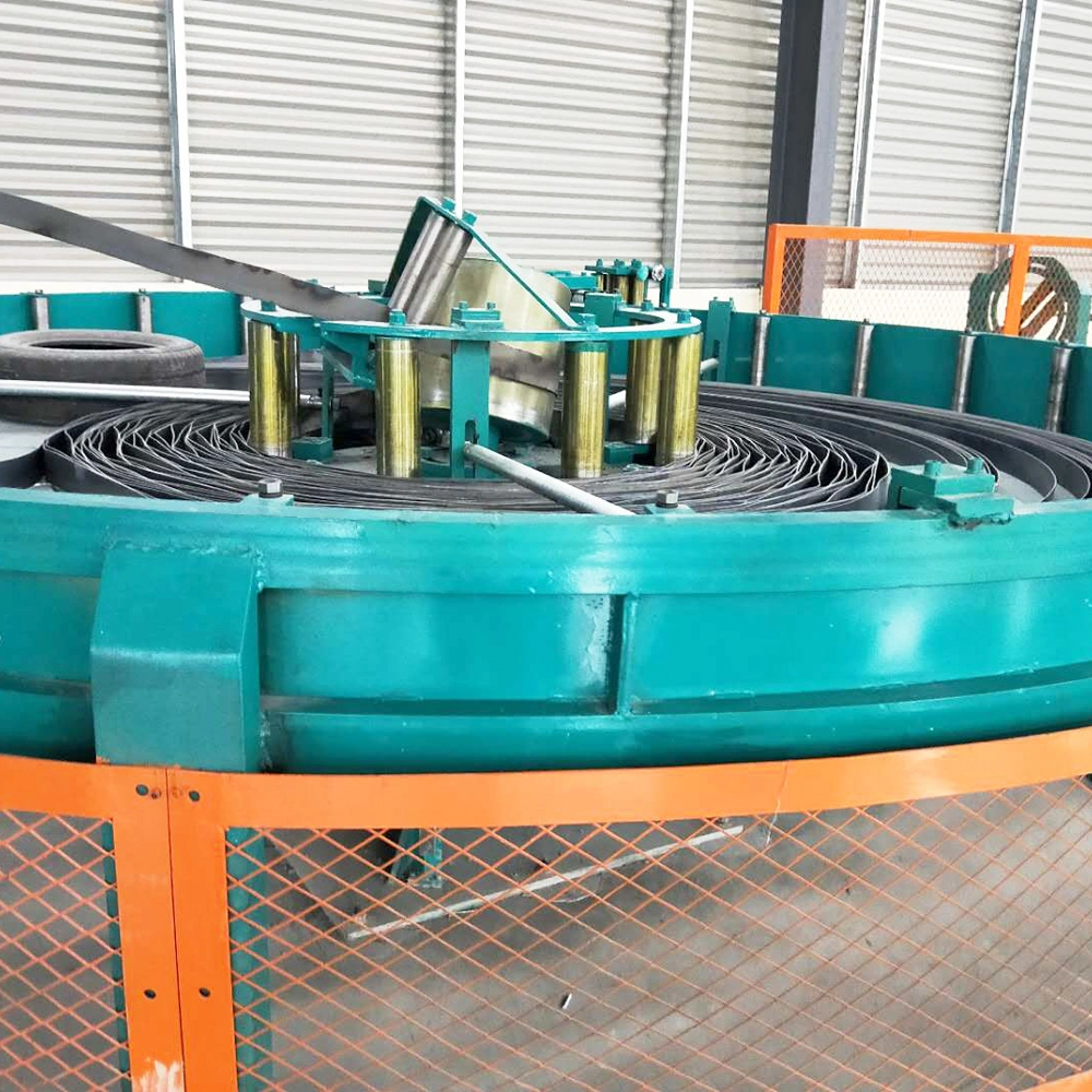 Horizontal Spiral Steel Coil Strip Accumulator for Steel Pipe Production Line