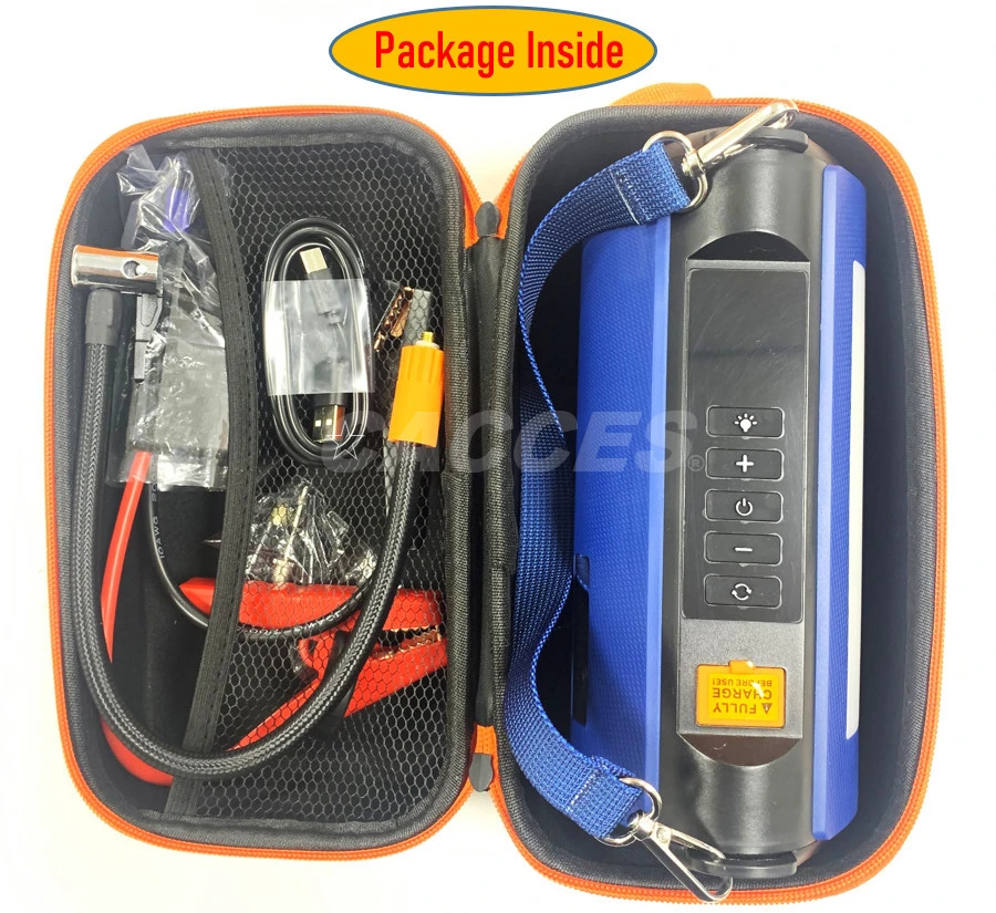 Portable Car Jump Starter with Air Compressor,1000A 10000mAh Battery Booster Pack(6L Gas/3L Diesel)150PSI Digital Tire Inflator,Car Pump Power Bank Outdoor Lamp