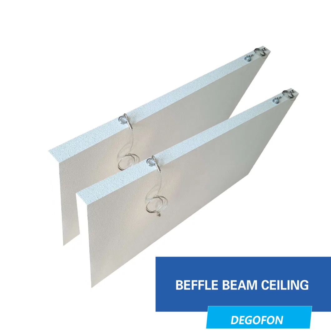 Free Suspension Acoustic Cloud Glass Wool Ceiling Panles