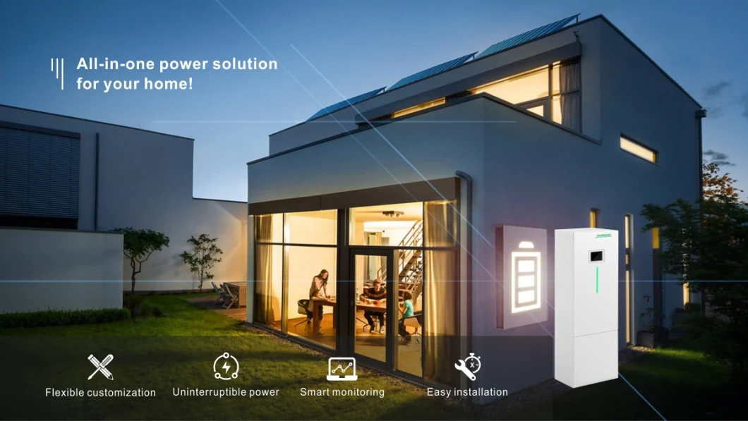 Everpower Series Residential Hybrid Energy Storage Solutions Outdoor Installation