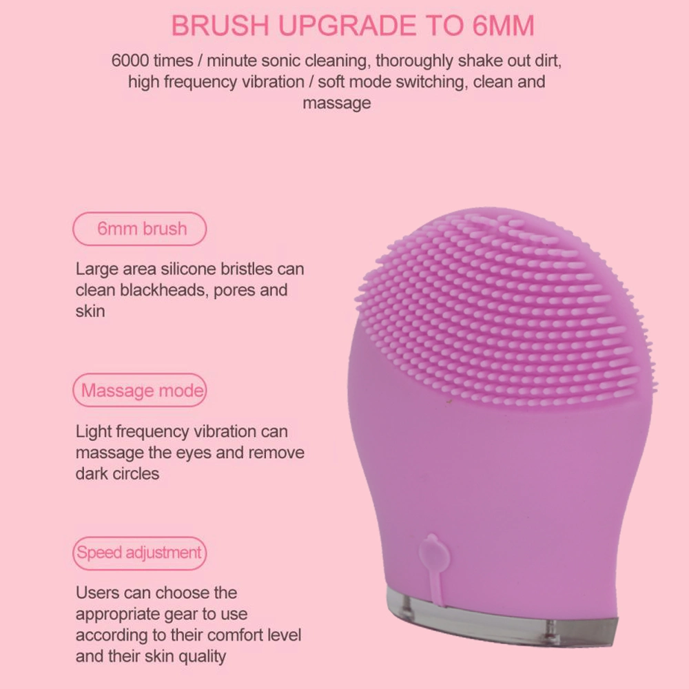 New Face Massager Brush Electric Face Skin Deep Cleansing Removing