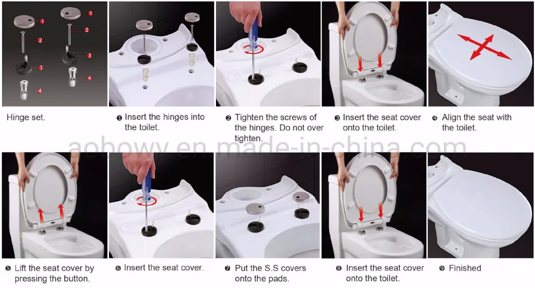 OEM European Market Hot Ceramic Toilet Seat