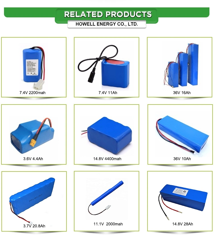 Li-ion 18650 Pack 2s3p 7.4V 9000mAh 10200mAh Lithium Ion Battery