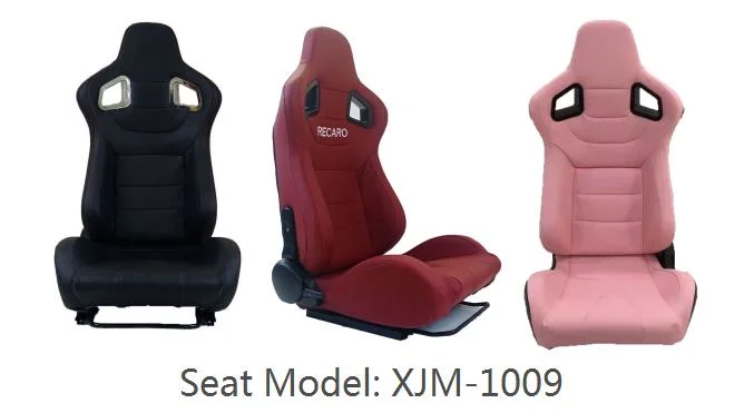 2022 Hot Sale Recaro Racing Bucket Seat with Black Leather Cover