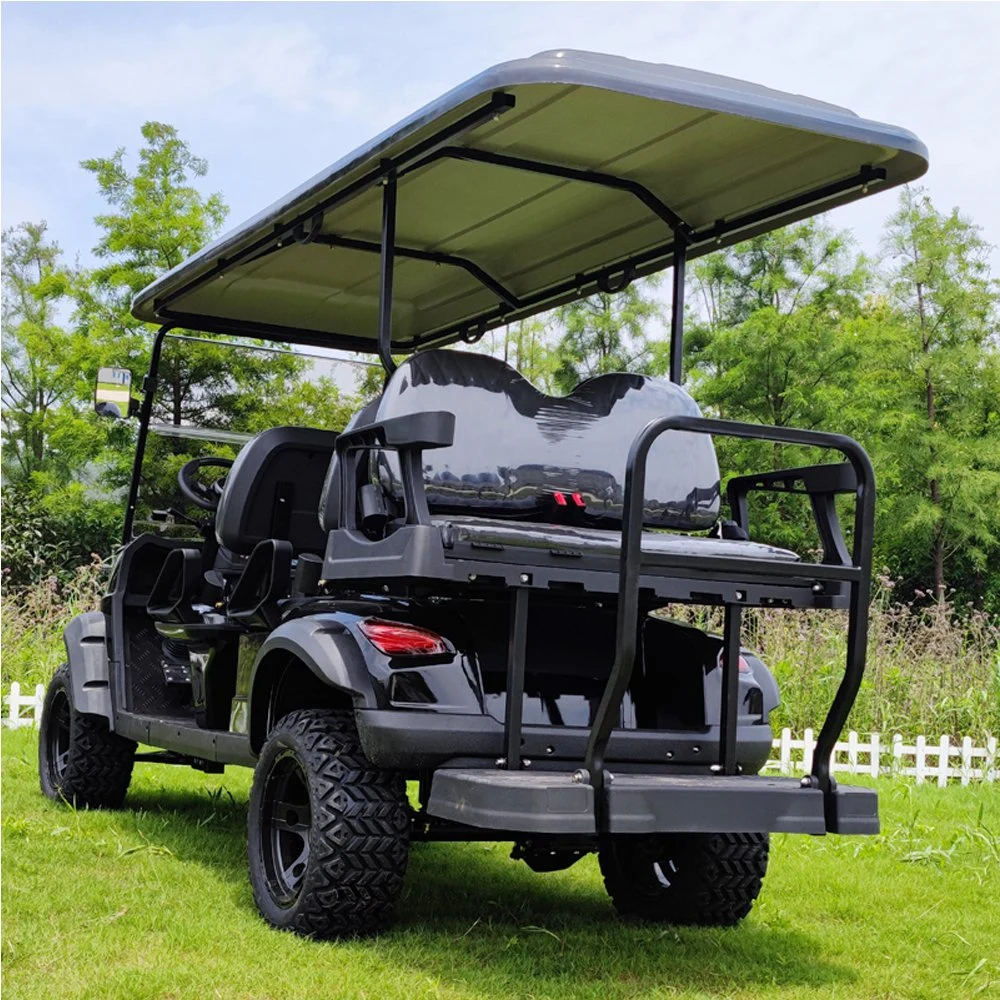 Sightseeing 6 Seater Golf Car High Chassis Lithium Battery Electric Golf Cart