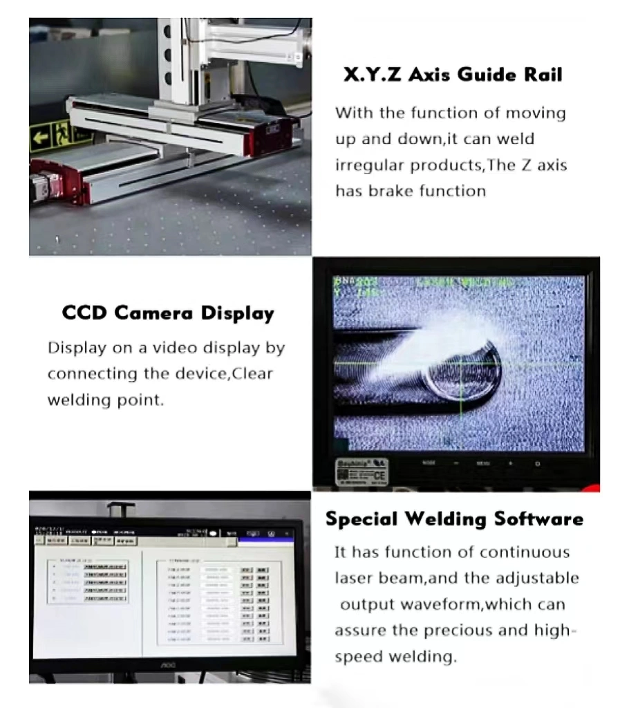 1000-3000W Li-Battery Desktop Laser Welding Machine Efficient and Perfect Welding Metal