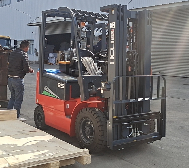 Heli/Hangcha/Lonking Brand 2.5 Ton Electric Battery Forklift Cpd25 with Parts for Sale