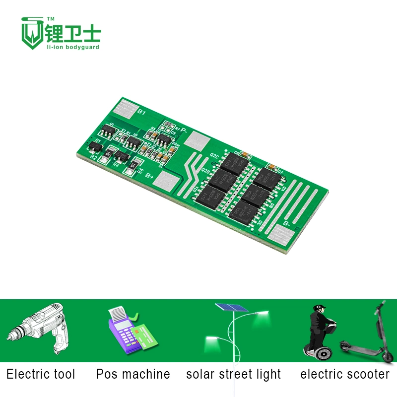 Lws 1s 2s 3s 4s 15A LiFePO4 BMS Lithium/LiFePO4 3.7V 12V PCB PCM Smart BMS for Lithium Ion Batteri Pack