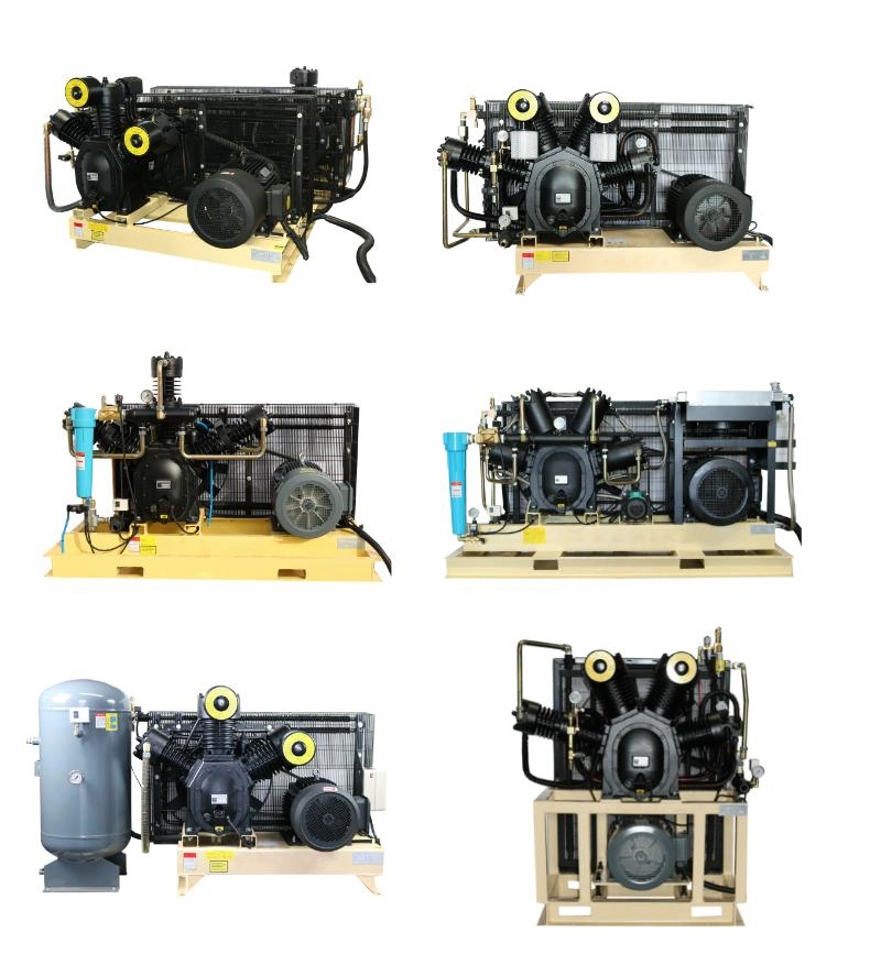 Industrial Electric Direct Drive High Pressure Reciprocating Piston Air Compressor (for Machine Parts Factory Price)