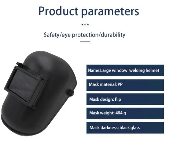 Construction Cheap Price PP Material Ventilation Anti UV Welding Helmets with Headgear