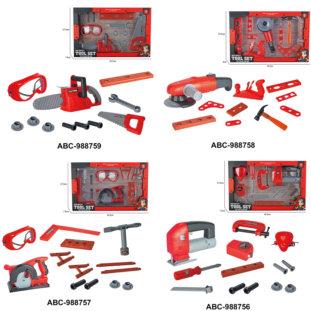 Toddler Tool Set with Tool Box &amp; Electronic Toy Drill