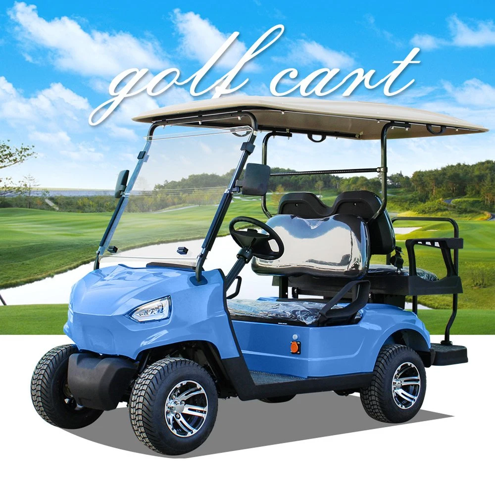 Outdoor Environmental Protection Car 4 Seats Golf Buggy Battery Powered Golf Cart