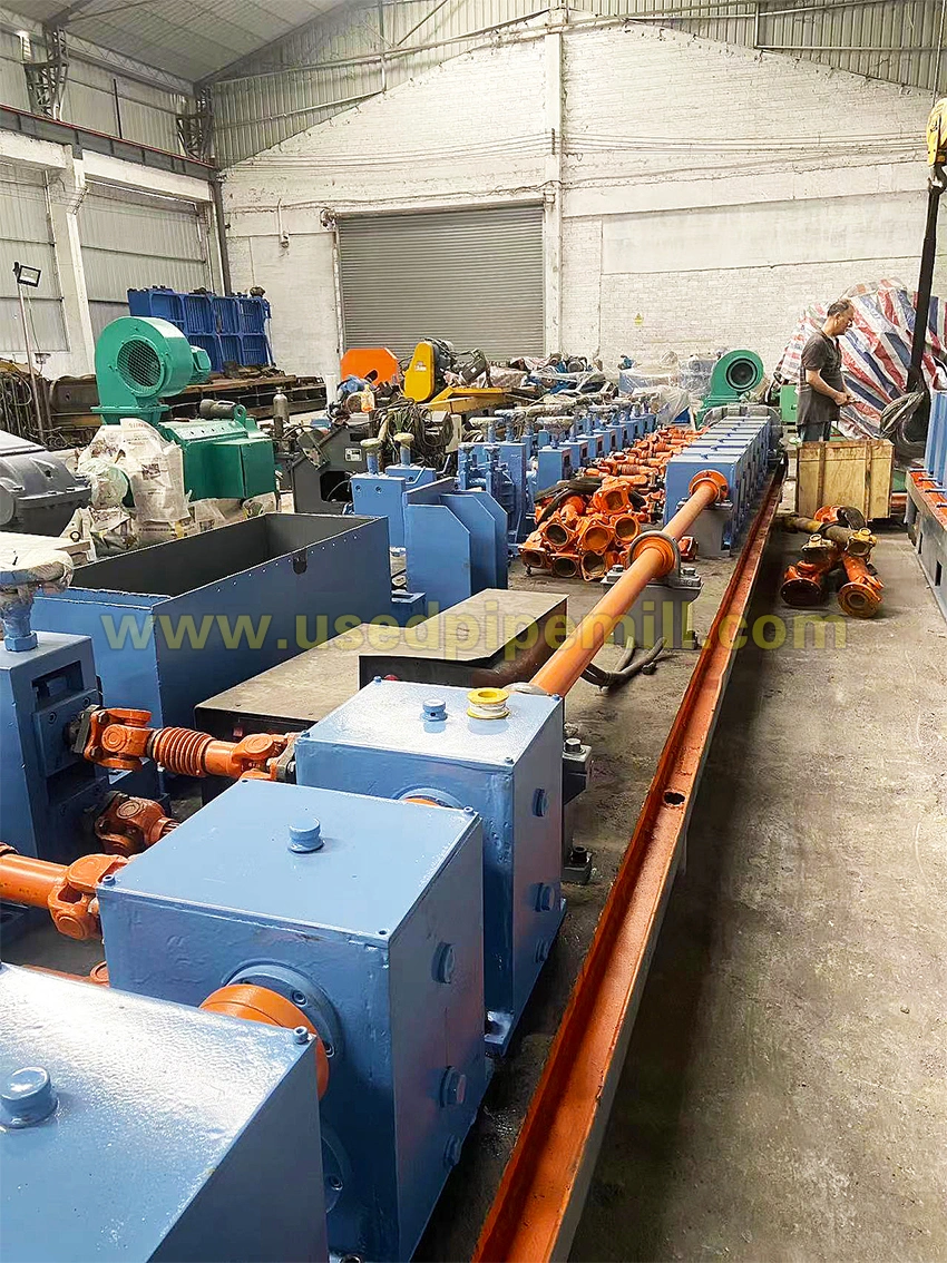 Second Hand ERW Pipe Tube Mill 32 Made in China Technology for Carbon Steel Pipe Production Line