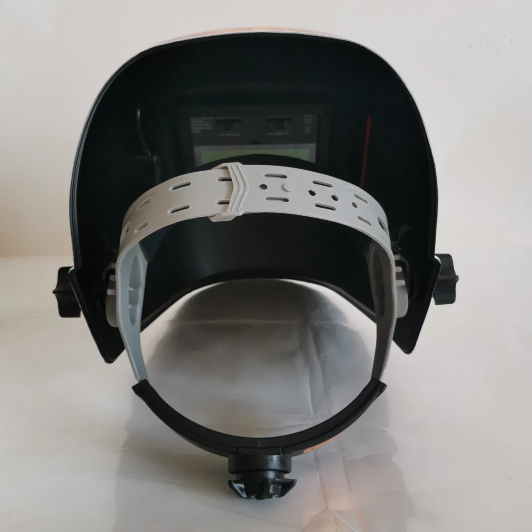 Auto Darkening Full Face Welding Mask External Solar Cells Lithium Batteries Plastic Welding Head Shield