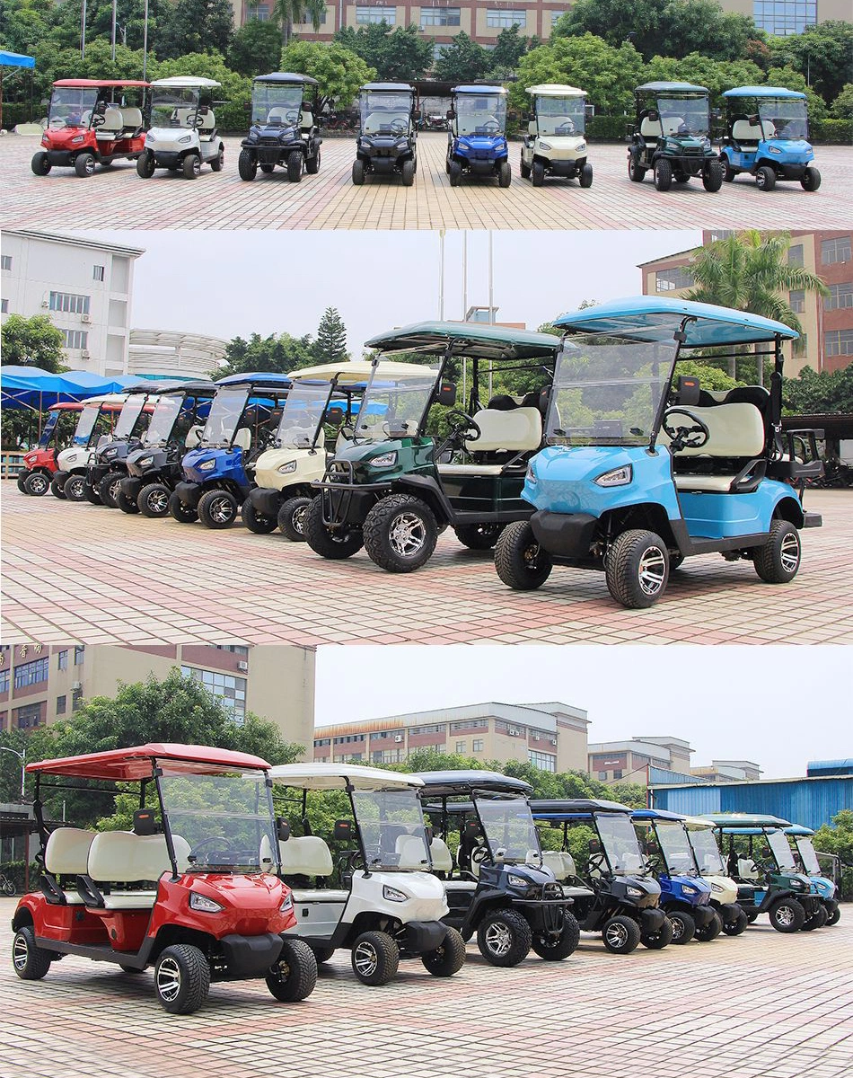 High Quality 72V Lithium Batteries Golf Buggy 4 Seater Golf Carts