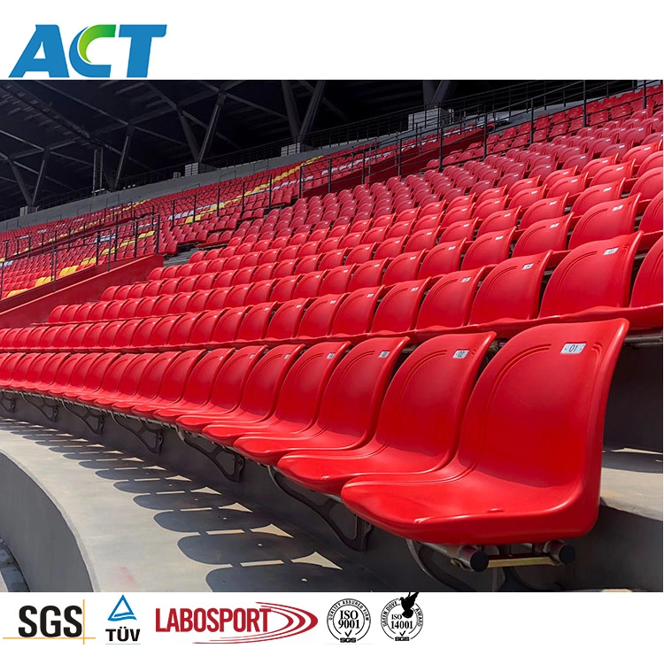 Hot-Selling Flat Back Plastic Seat for Stadium Seating