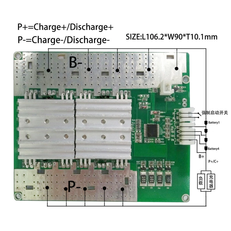 4s200A BMS for Car Jump Starter