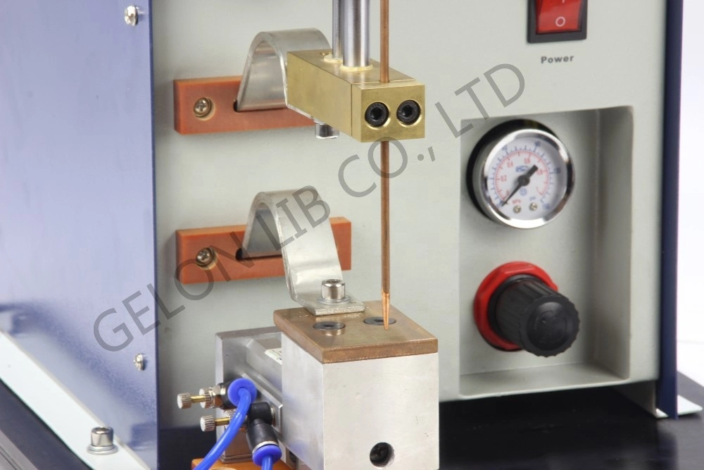 Battery Single Needle Point Pneumatic Welding Welder Machine Battery Making for Welding Nickel Tab to Cylinder Cell Bottom