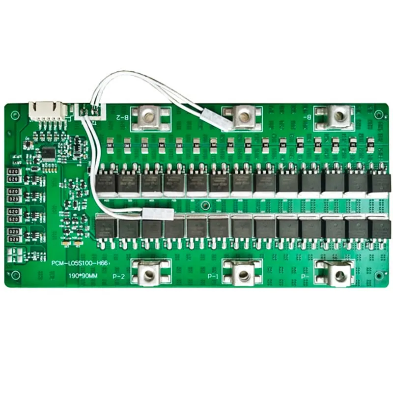 3s 4s 5s 100A High Current BMS for 18V 18.5V Li-ion/Lithium/Li-Polymer 15V 16V LiFePO4 Battery Pack with Temperature Switch