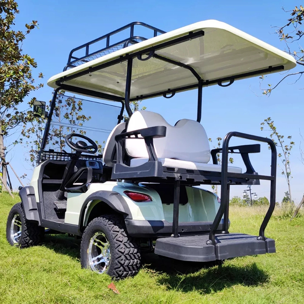 5%off CE 2 4 Seat Battery Powered Electric Aluminum Golf Cart Car