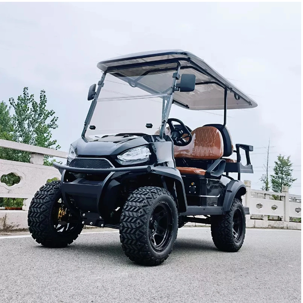 5%off CE 2 4 Seat Battery Powered Electric Aluminum Golf Cart Car