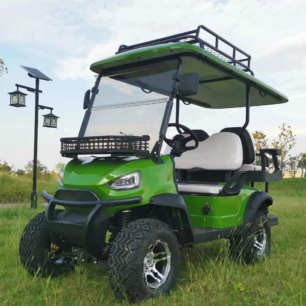 5%off CE 2 4 Seat Battery Powered Electric Aluminum Golf Cart Car