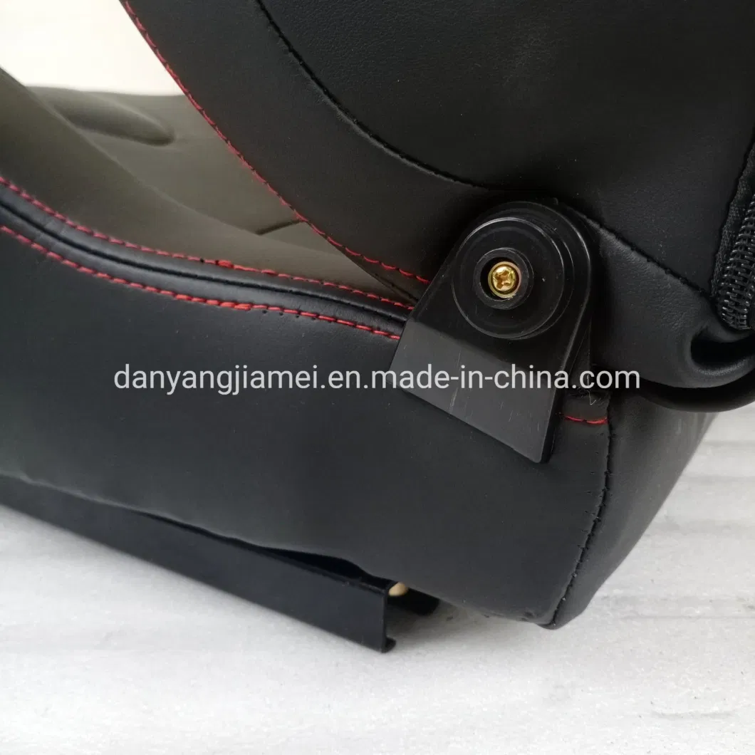 2022 Hot Sale Recaro Racing Bucket Seat with Black Leather Cover