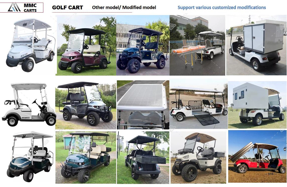 5%off CE 2 4 Seat Battery Powered Electric Aluminum Golf Cart Car