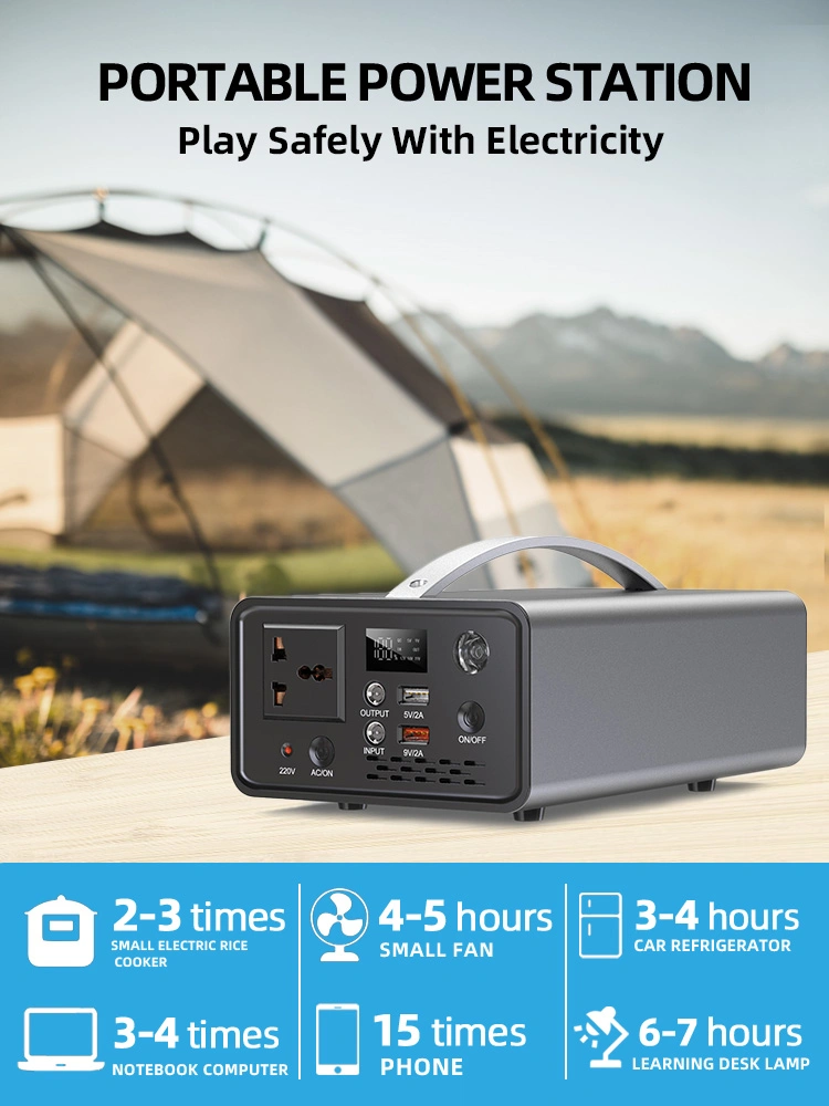 Batteries Camp Inverter Electric Powered Charging 300W Portable Power Station